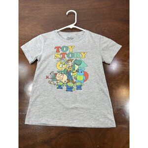 Disney’s Toy Story 4 Graphics T-shirt Toddler Boys Size 5 T Gray Short sleeve